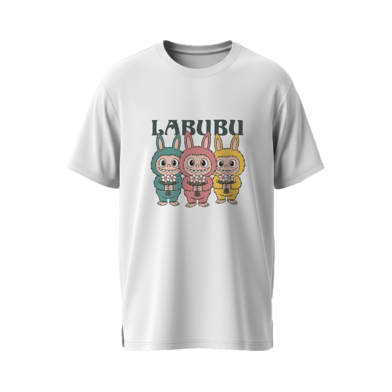 LABUBU OVERSIZED COTTON T-SHIRT