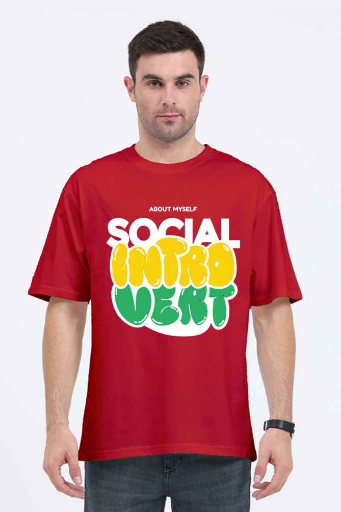 INTROVERT OVERSIZED COTTON T-SHIRT