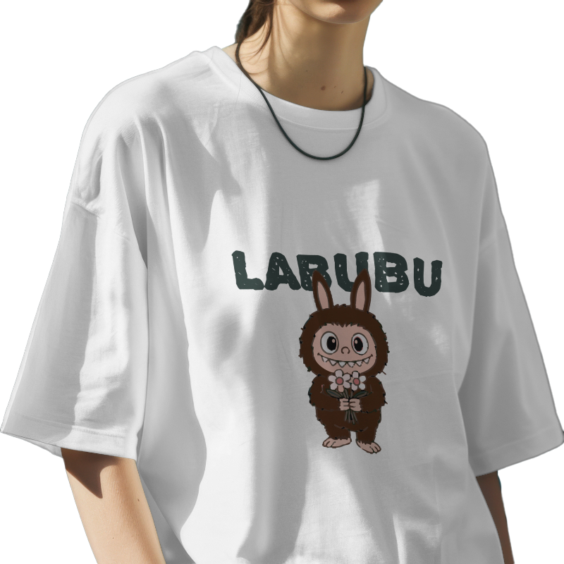 LABUBU OVERSIZED COTTON T-SHIRT