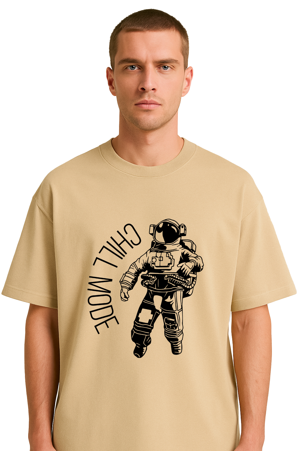 CHILL MODE OVERSIZED COTTON T-SHIRT