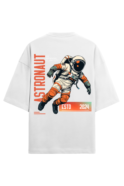 ASTRONAUT OVERSIZED COTTON T-SHIRT