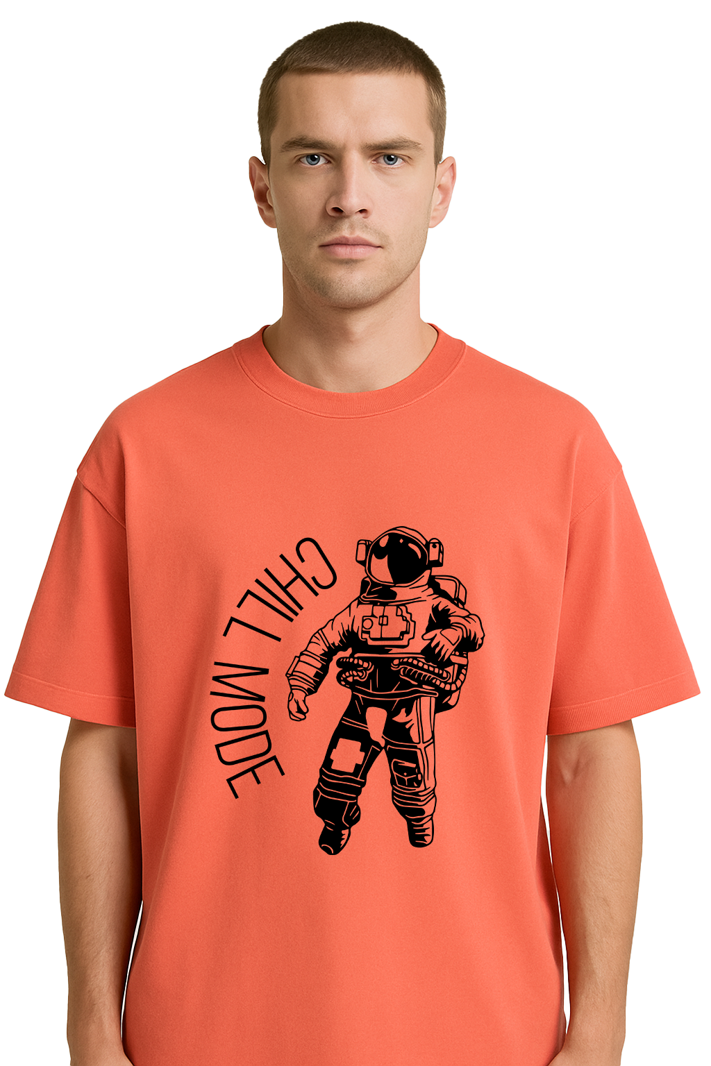 CHILL MODE OVERSIZED COTTON T-SHIRT