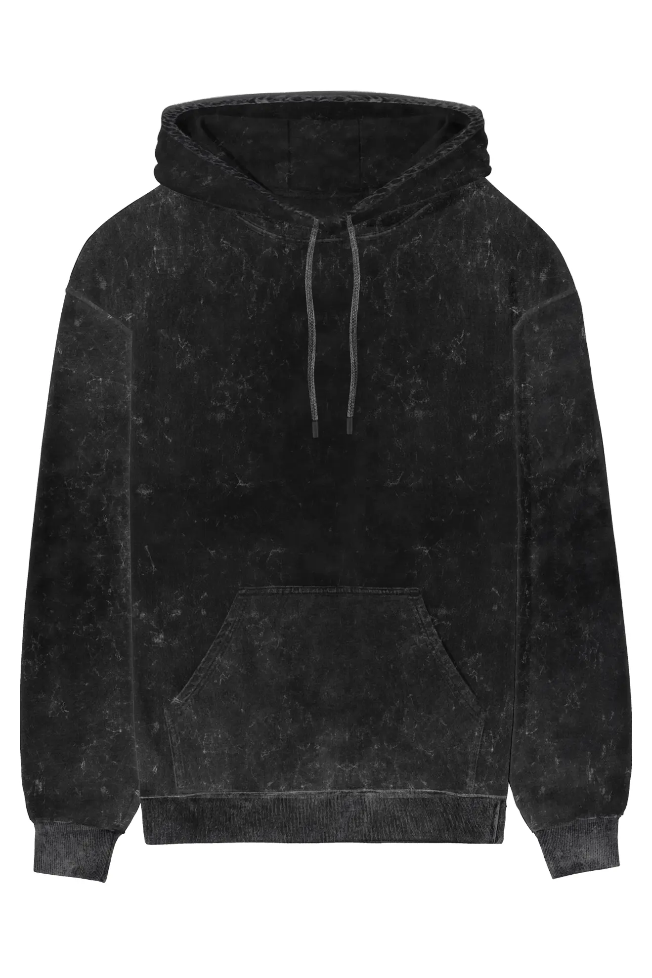 OUTER SPACE UNISEX ACID WASHED HOODIE
