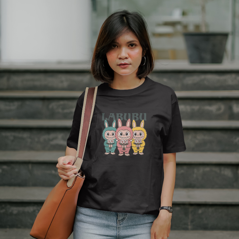 LABUBU OVERSIZED COTTON T-SHIRT