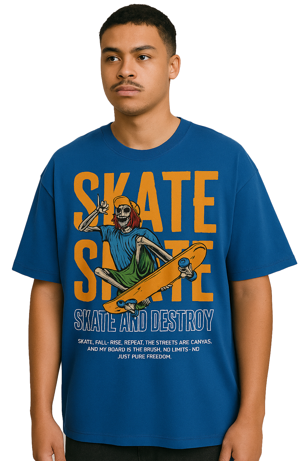 SKATE OVERSIZED COTTON T-SHIRT