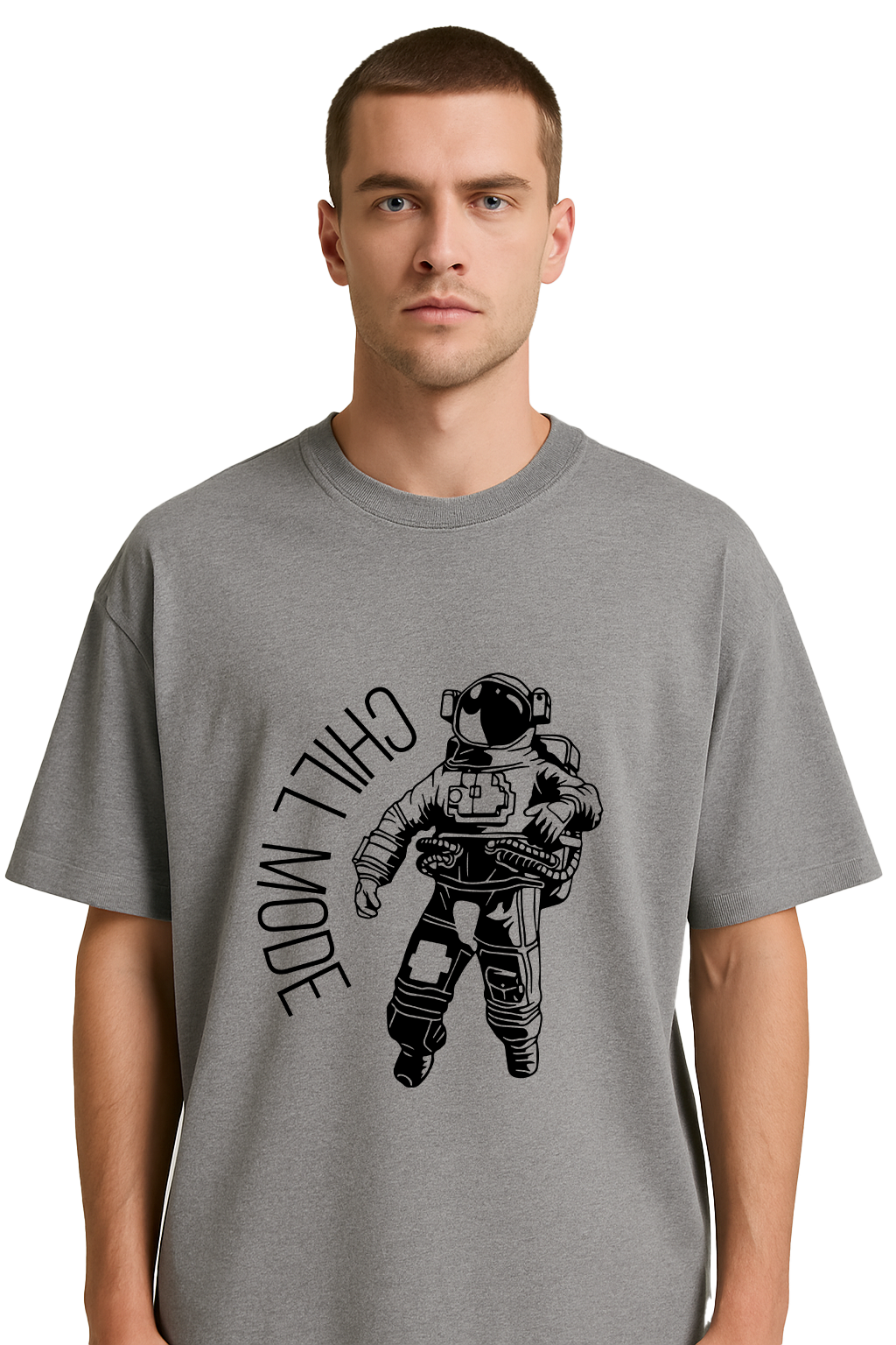 CHILL MODE OVERSIZED COTTON T-SHIRT