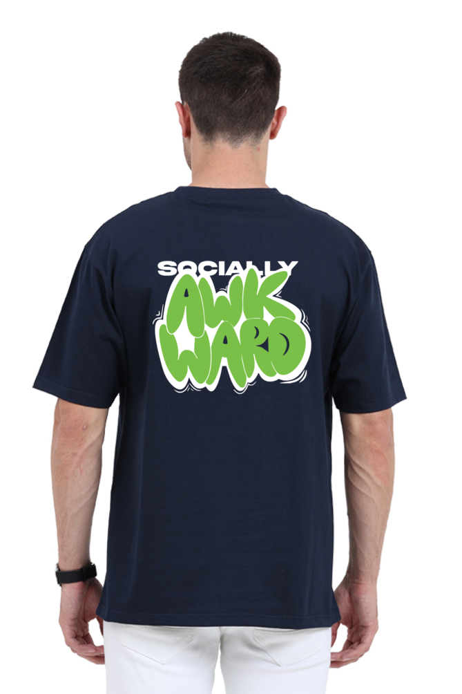 AWKWARD OVERSIZED COTTON T-SHIRT