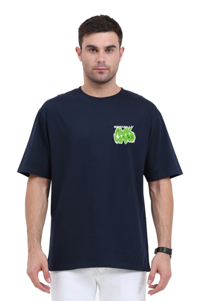 AWKWARD OVERSIZED COTTON T-SHIRT