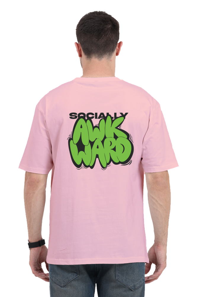 AWKWARD OVERSIZED COTTON T-SHIRT