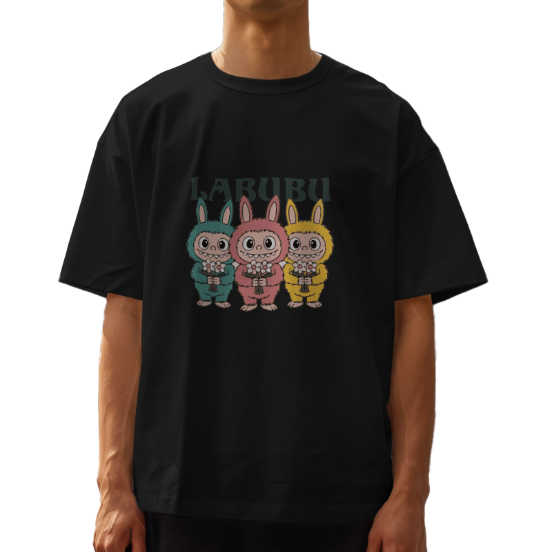 LABUBU OVERSIZED COTTON T-SHIRT