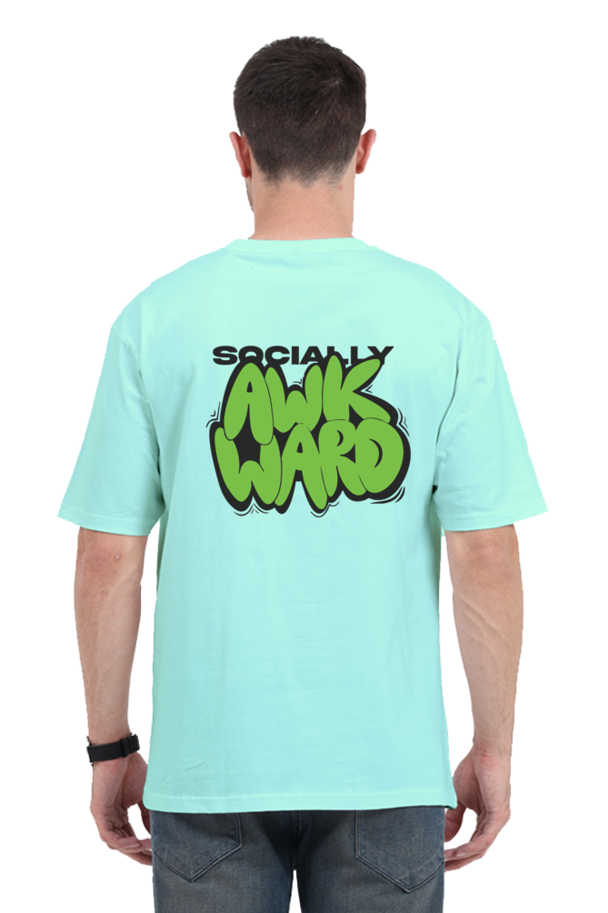 AWKWARD OVERSIZED COTTON T-SHIRT