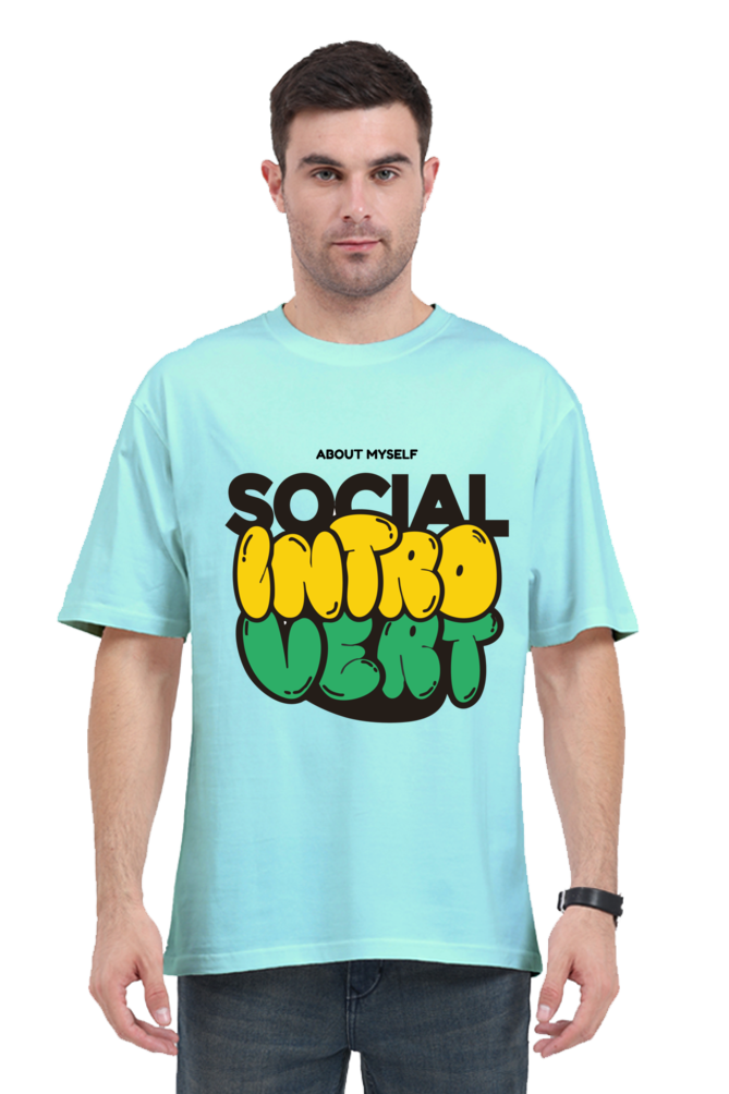 INTROVERT OVERSIZED COTTON T-SHIRT