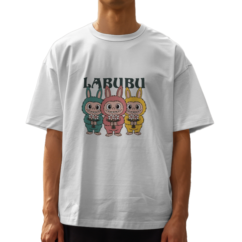 LABUBU OVERSIZED COTTON T-SHIRT