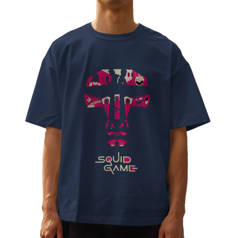 SQUID GAME OVERSIZED COTTON T-SHIRT