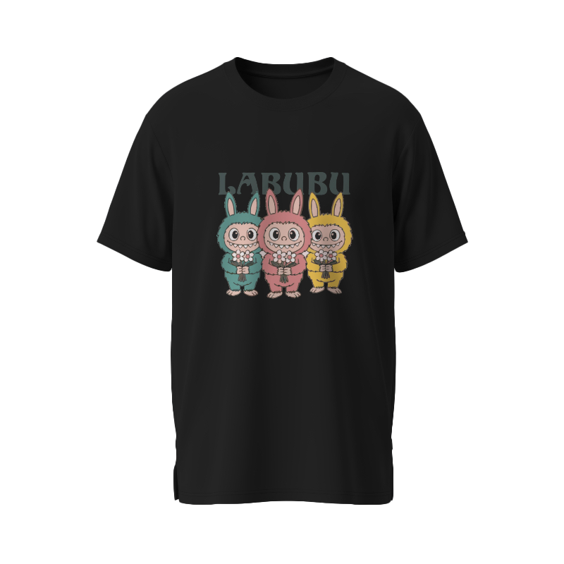 LABUBU OVERSIZED COTTON T-SHIRT