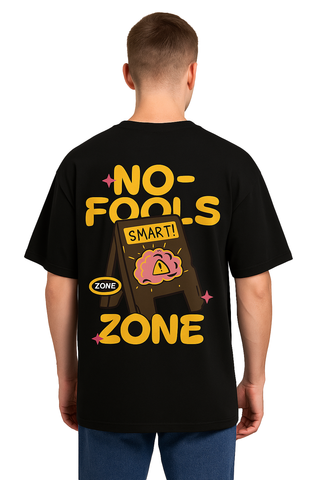 NO FOOL OVERSIZED COTTON T-SHIRT