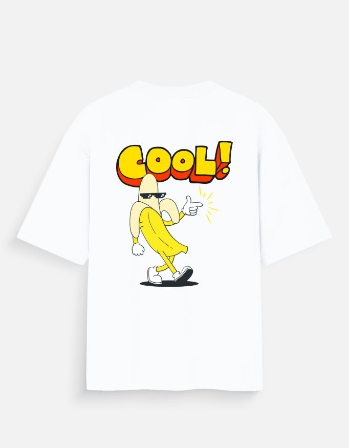 COOL BANANA OVERSIZED COTTON T-SHIRT