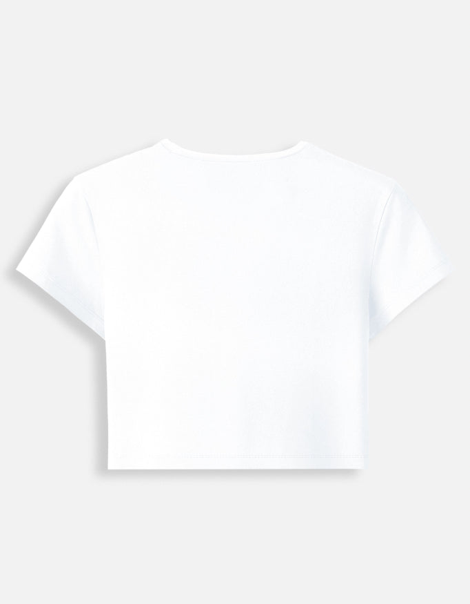 SUMMER CROP REGULAR FIT T-SHIRT