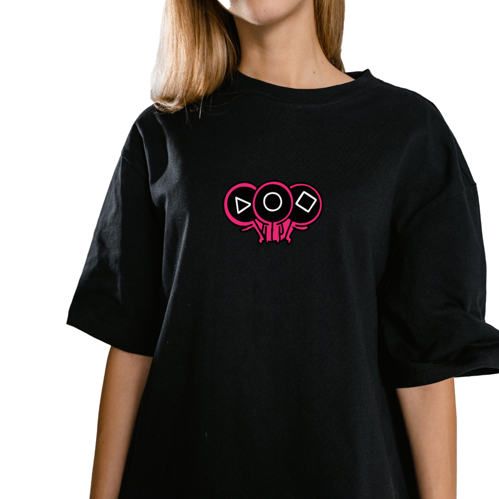 SQUID GAME OVERSIZED COTTON T-SHIRT