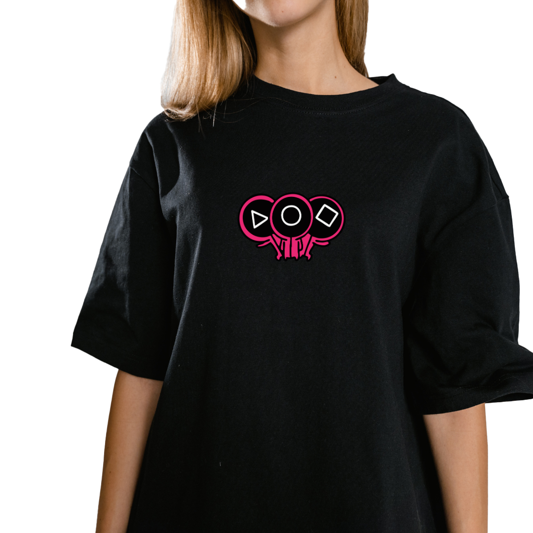 SQUID GAME OVERSIZED COTTON T-SHIRT