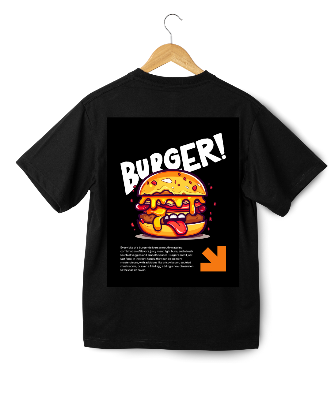 BURGER OVERSIZED COTTON T-SHIRT