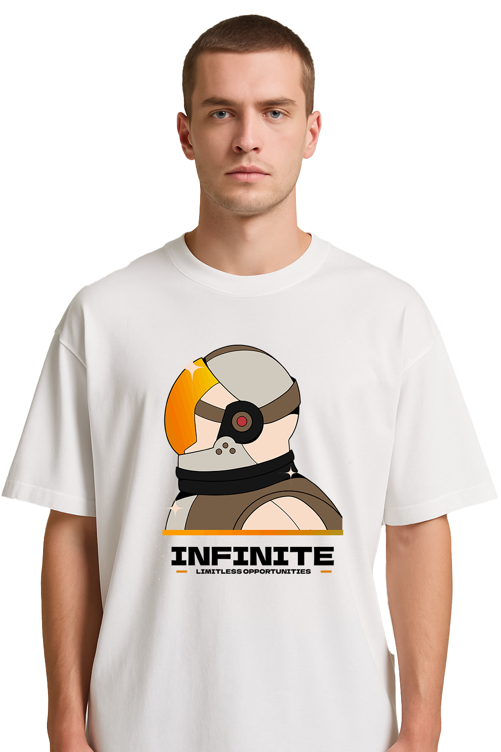 INFINITE OVERSIZED COTTON T-SHIRT