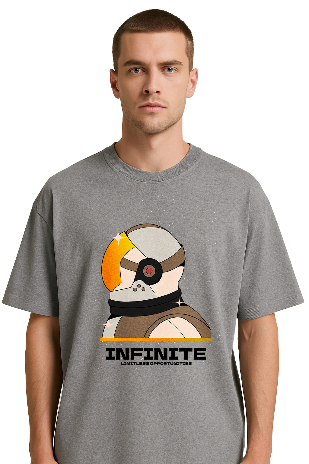 INFINITE OVERSIZED COTTON T-SHIRT