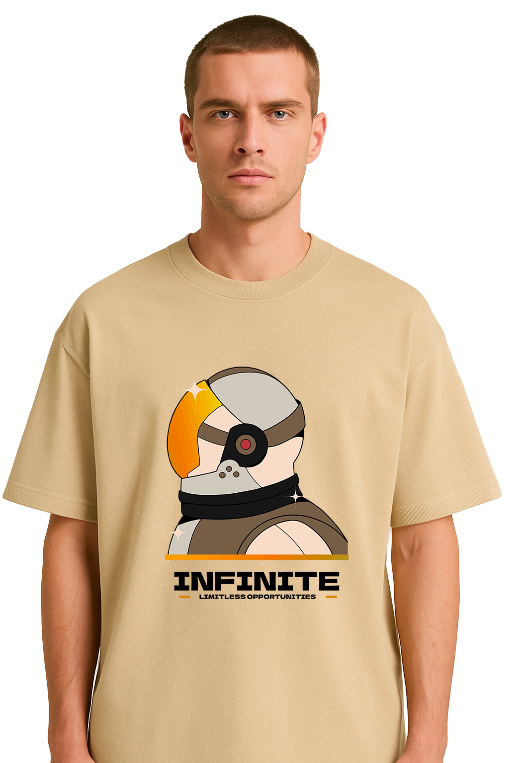 INFINITE OVERSIZED COTTON T-SHIRT