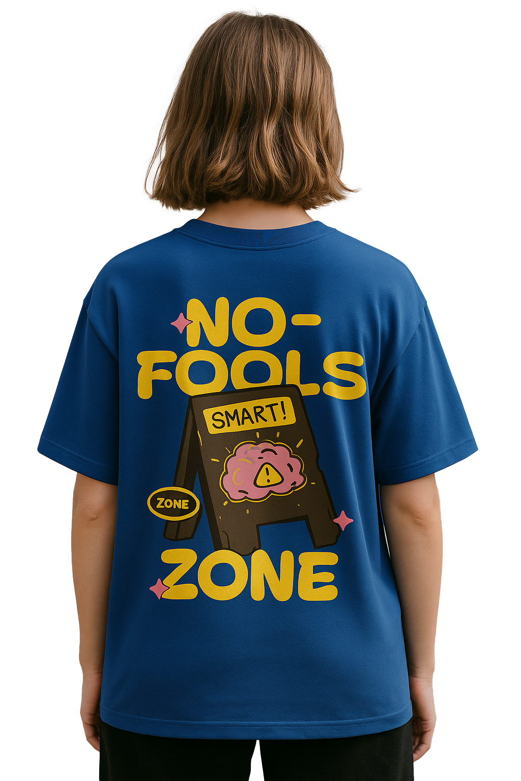 NO FOOL OVERSIZED COTTON T-SHIRT