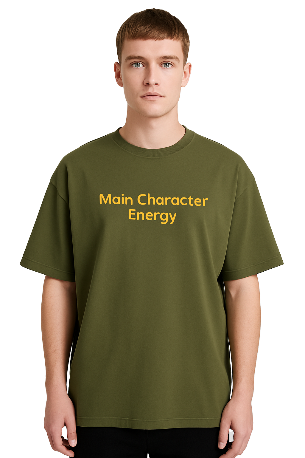 MAIN CHARACTER OVERSIZED COTTON T-SHIRT