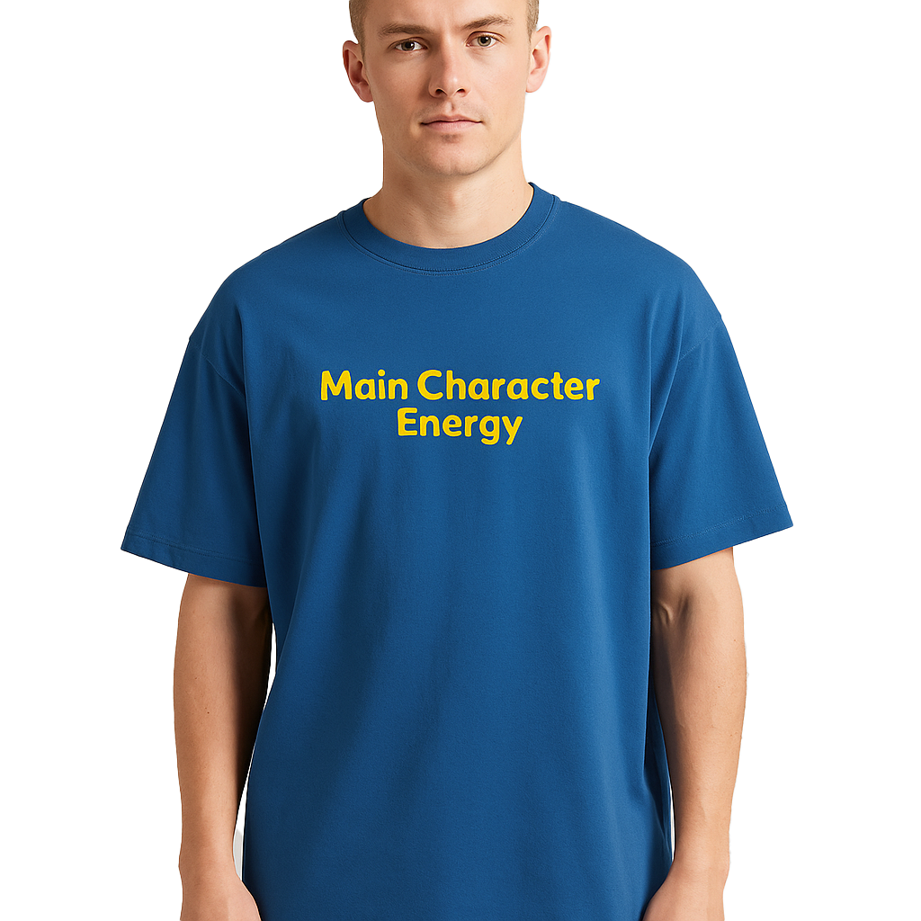 MAIN CHARACTER OVERSIZED COTTON T-SHIRT