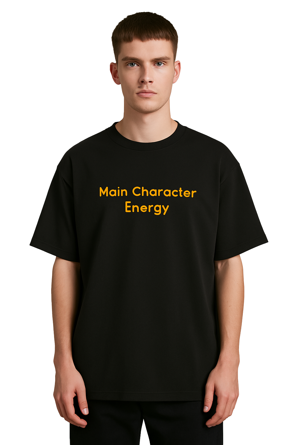 MAIN CHARACTER OVERSIZED COTTON T-SHIRT