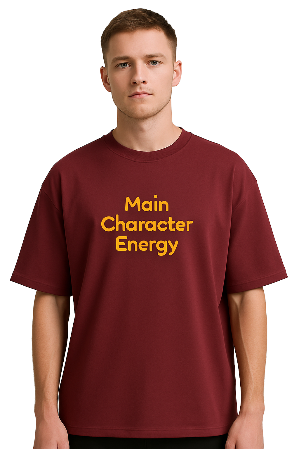 MAIN CHARACTER OVERSIZED COTTON T-SHIRT