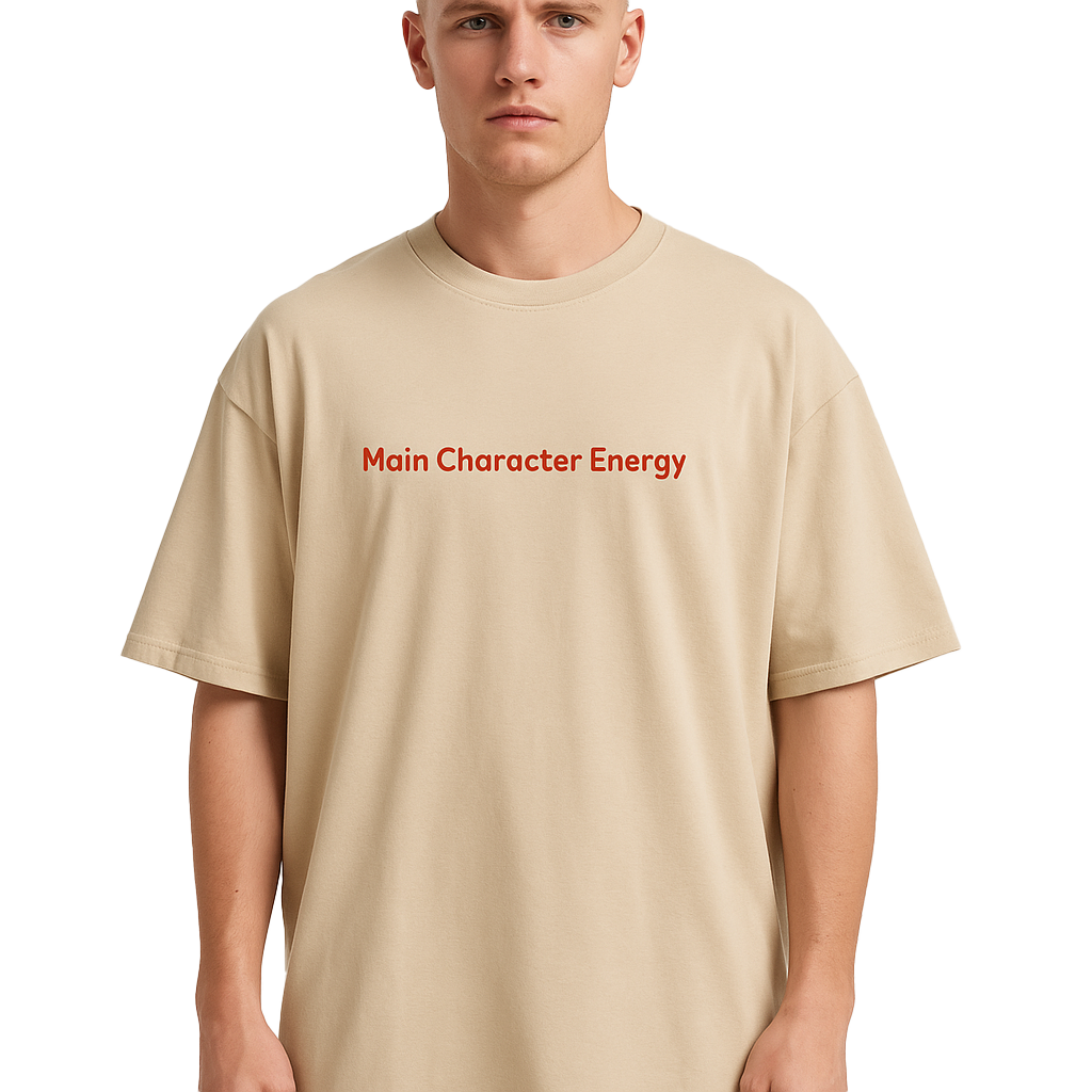 MAIN CHARACTER OVERSIZED COTTON T-SHIRT
