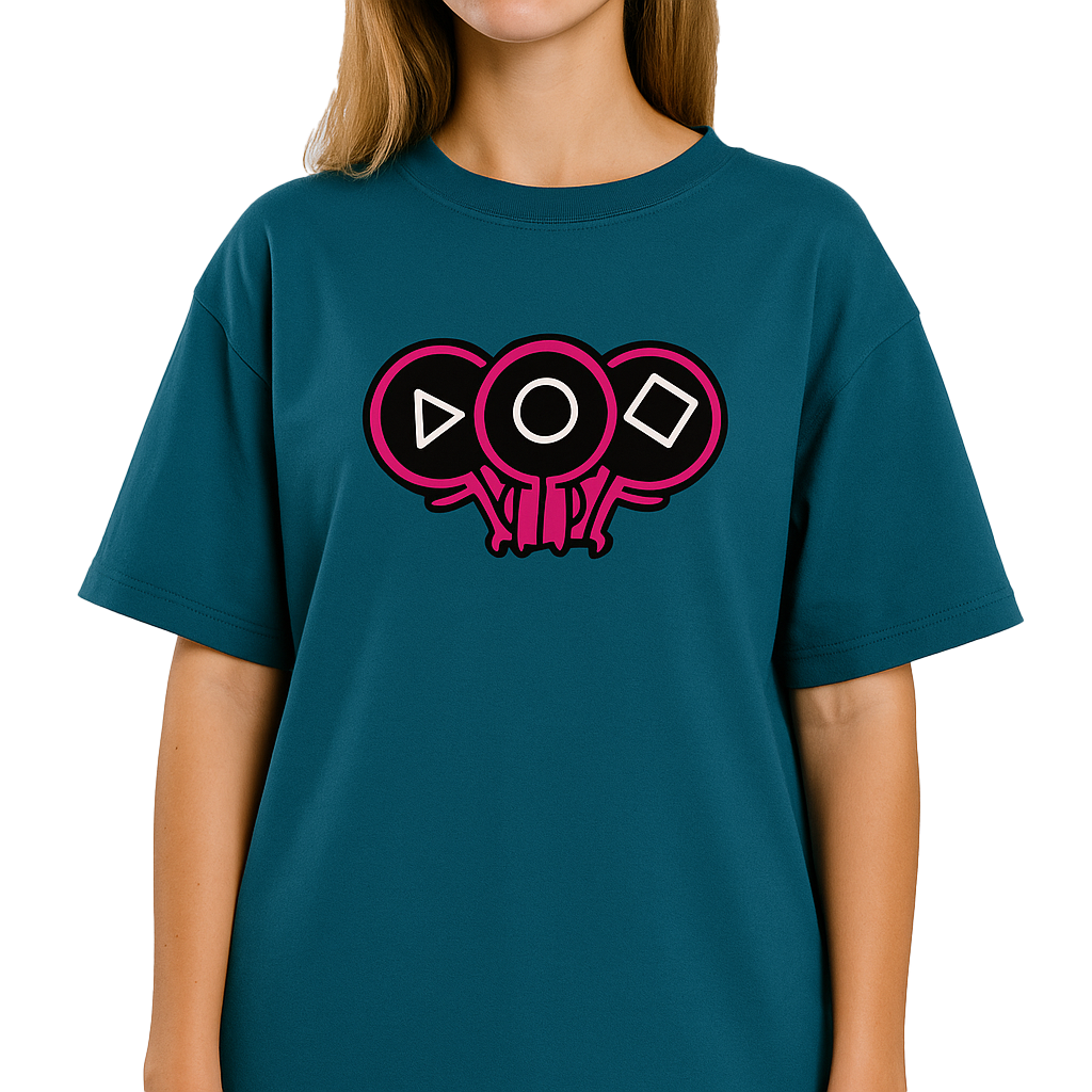 SQUID GAME OVERSIZED COTTON T-SHIRT
