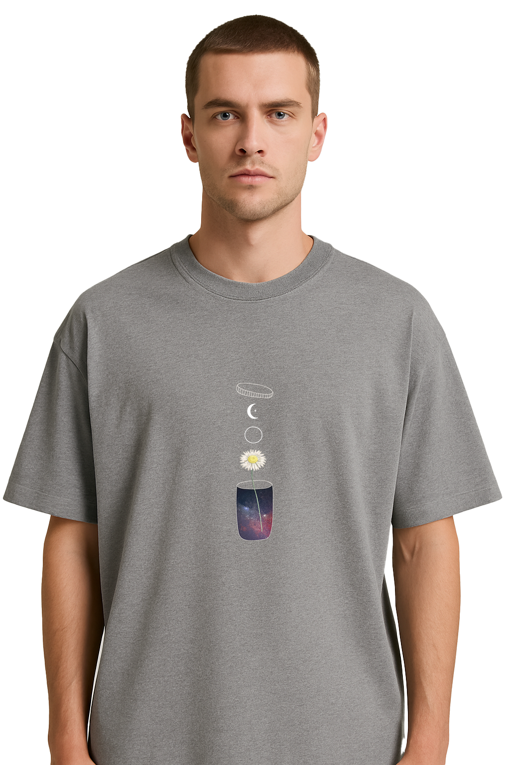 DAISY OVERSIZED COTTON T-SHIRT