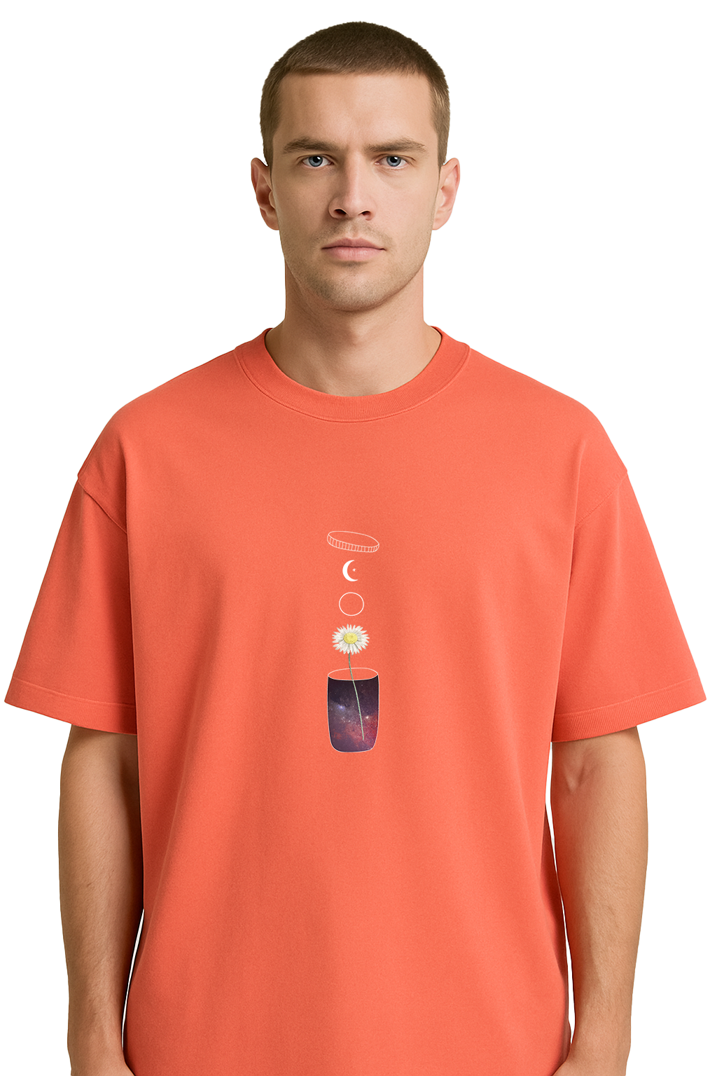 DAISY OVERSIZED COTTON T-SHIRT