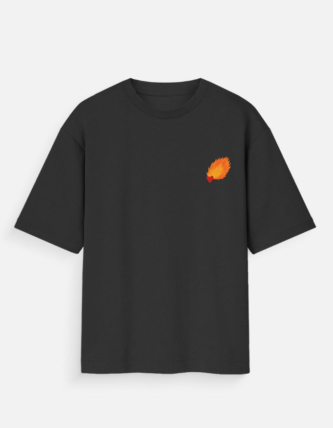 LOVE OVERSIZED COTTON T-SHIRT