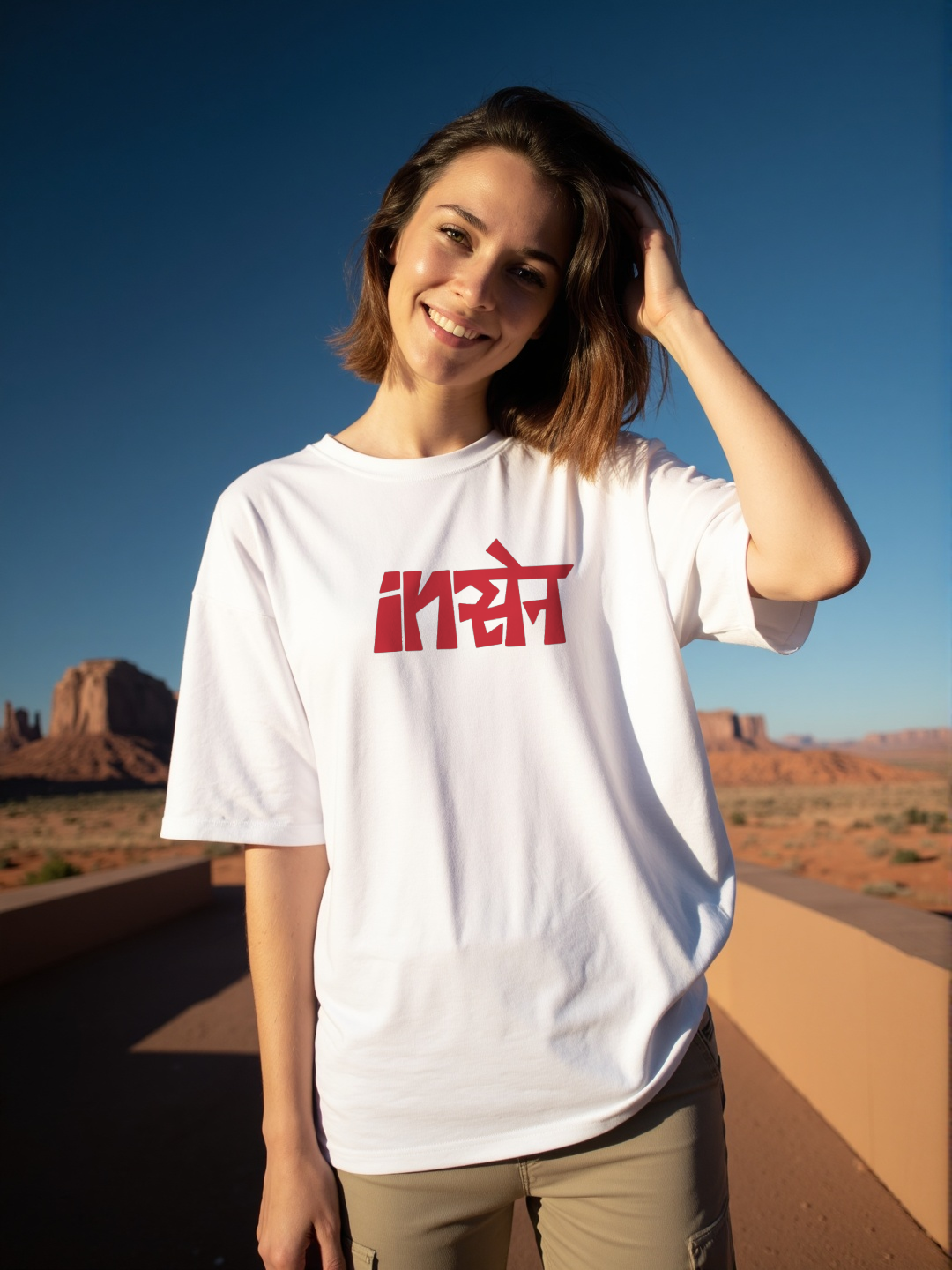 INSAIN OVERSIZED COTTON T-SHIRT