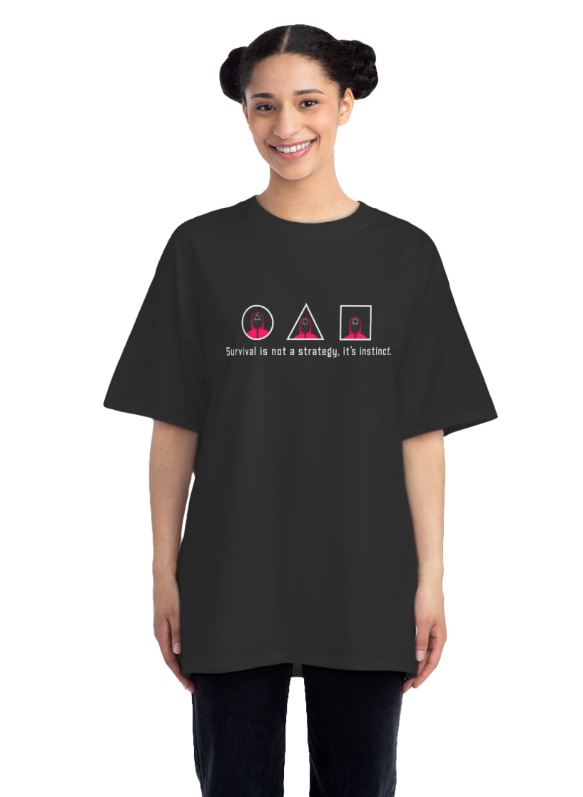 SQUID GAME OVERSIZED COTTON T-SHIRT