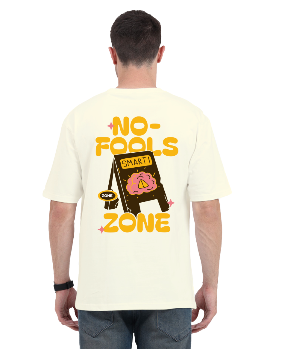 NO FOOL OVERSIZED COTTON T-SHIRT