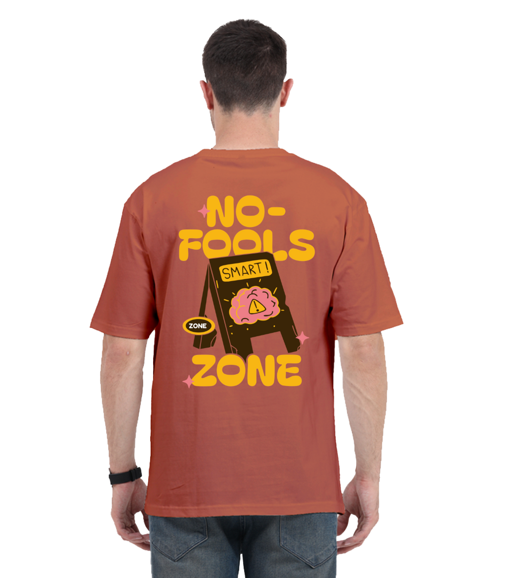NO FOOL OVERSIZED COTTON T-SHIRT