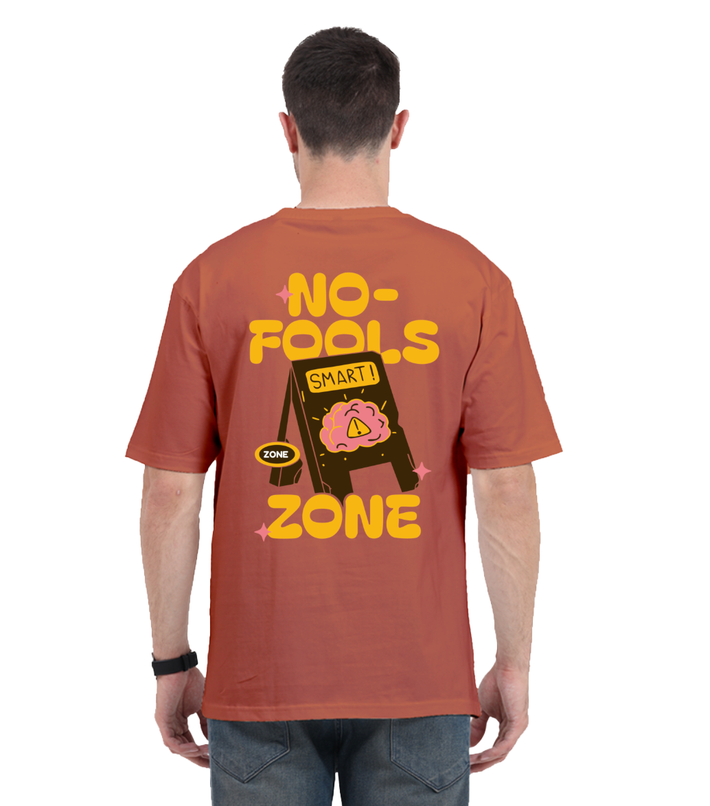 NO FOOL OVERSIZED COTTON T-SHIRT