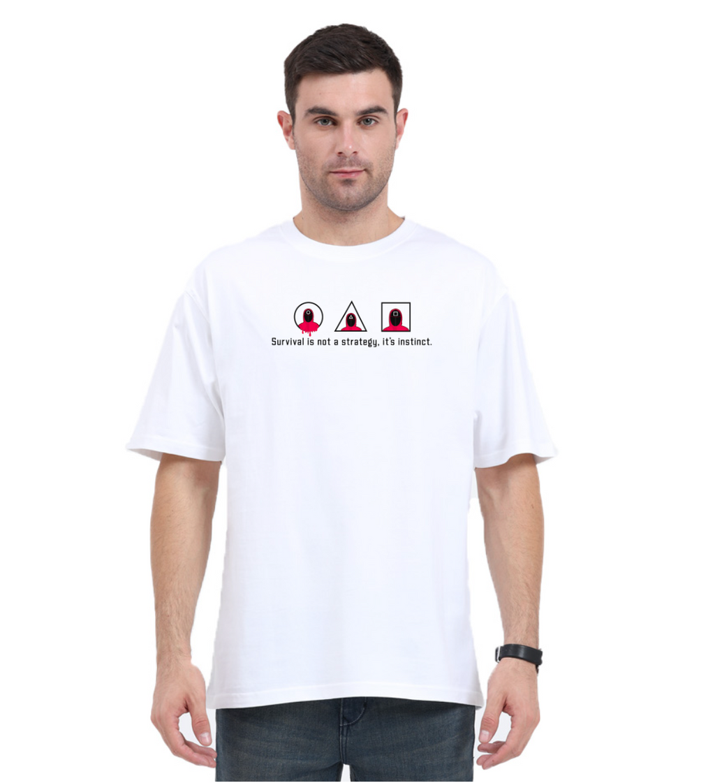SQUID GAME OVERSIZED COTTON T-SHIRT