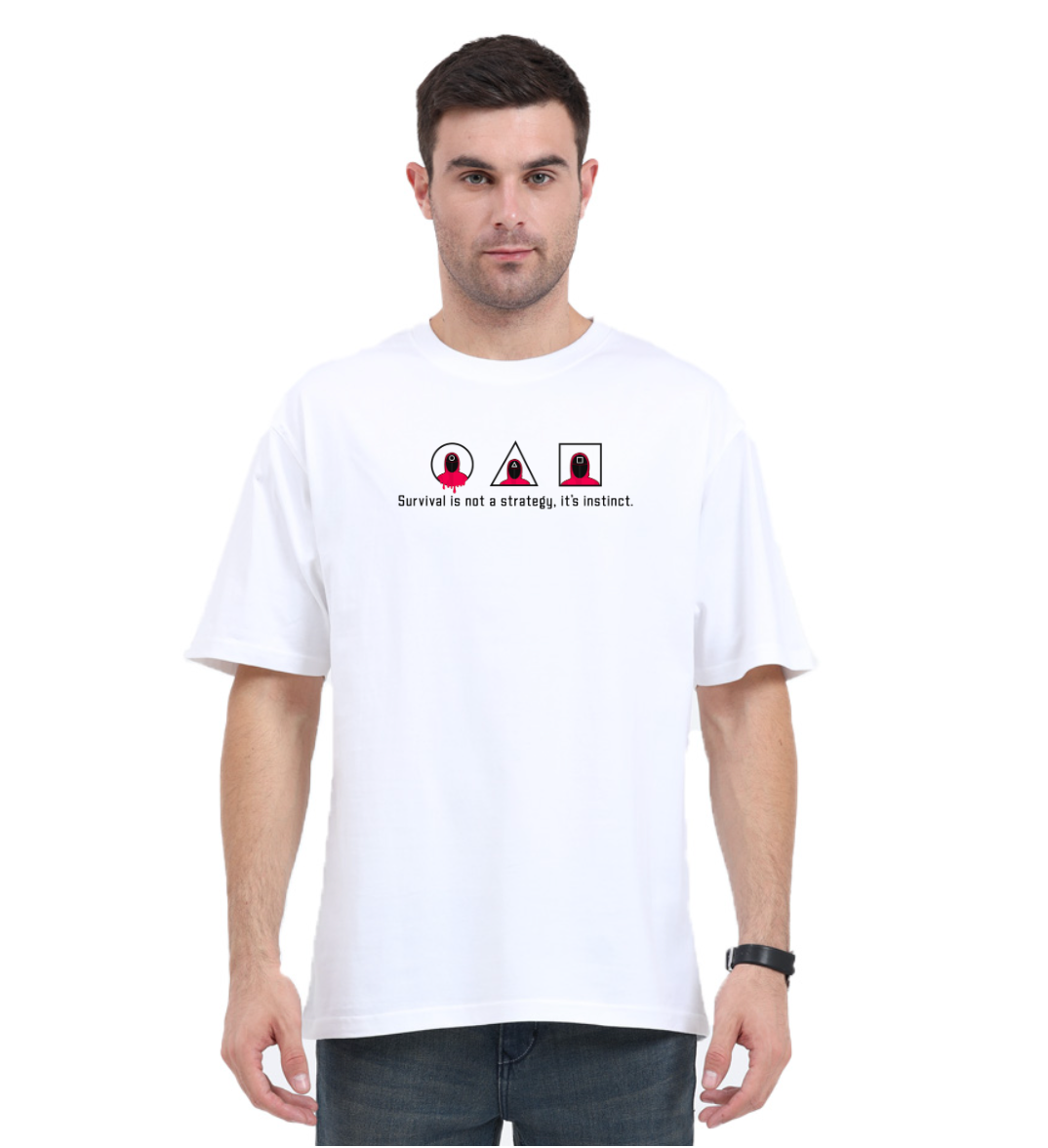 SQUID GAME OVERSIZED COTTON T-SHIRT