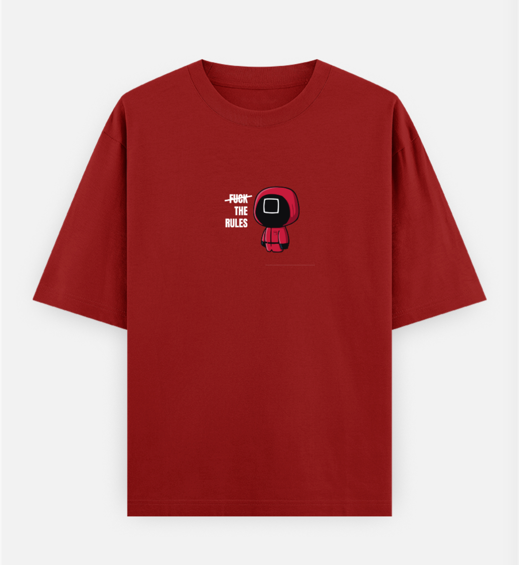 SQUID GAME OVERSIZED COTTON T-SHIRT