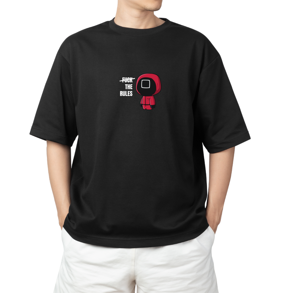 SQUID GAME OVERSIZED COTTON T-SHIRT