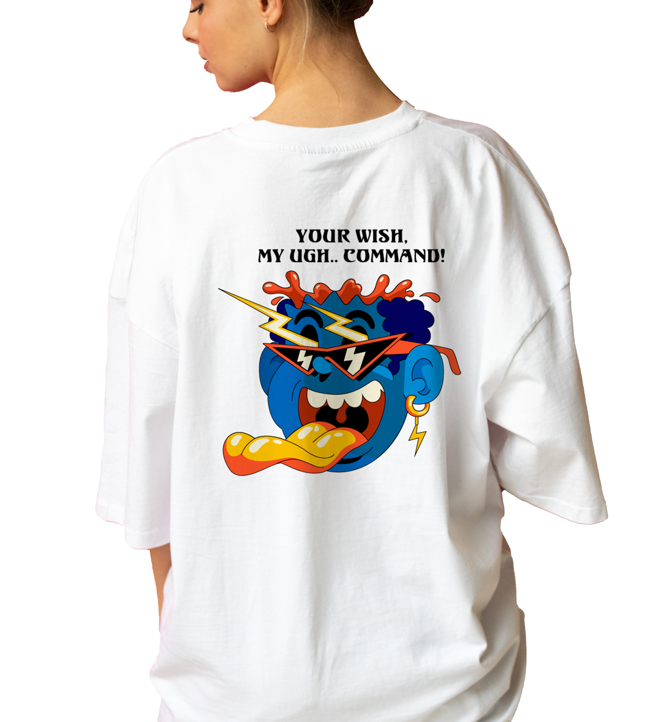 GENIE OVERSIZED COTTON T-SHIRT