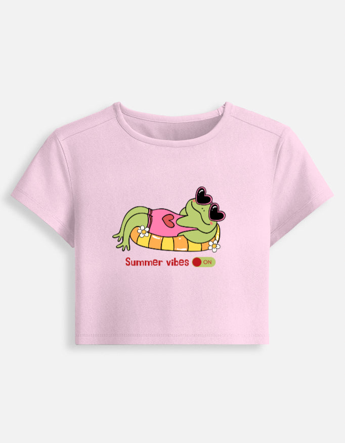 SUMMER CROP REGULAR FIT T-SHIRT