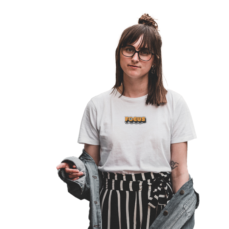 FOCUS OVERSIZED COTTON T-SHIRT